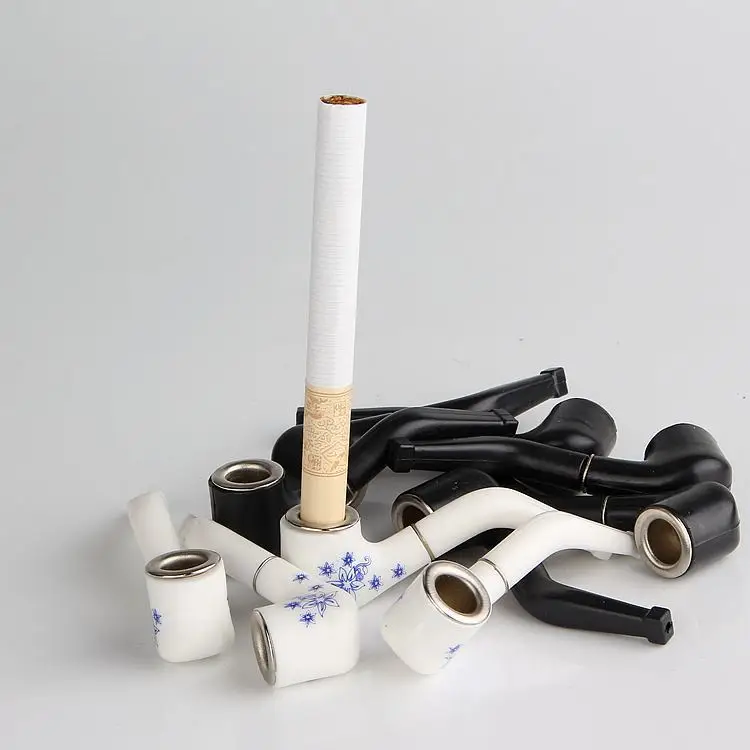 009 süper mini küçük boru, yaratıcı filtre sigara tutucu, çok küçük ve taşınabilir