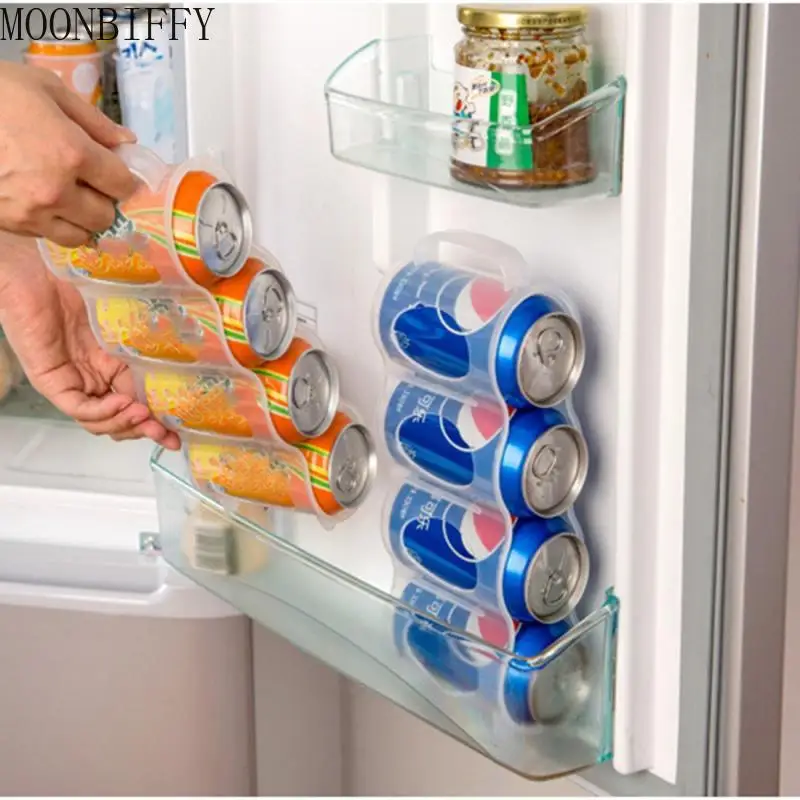 1 adet bira Soda içecek saklama kutusu mutfak buzdolabı şişe tutucu buzdolabı soğutma depolama organizatör raf raf
