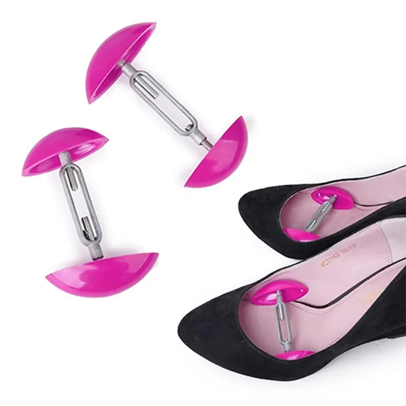 1 Çift Ayarlanabilir Genişlik Genişletici Sedye Taşınabilir Mini Ayakkabı Sedyeler Şekillendirme erkek kadın ayakkabısı Mini Ayakkabı Ağaçları