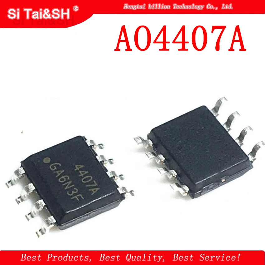 10 adet AO4407A SOP8 AO4407 SOP 4407 30 V P-Kanal MOSFET