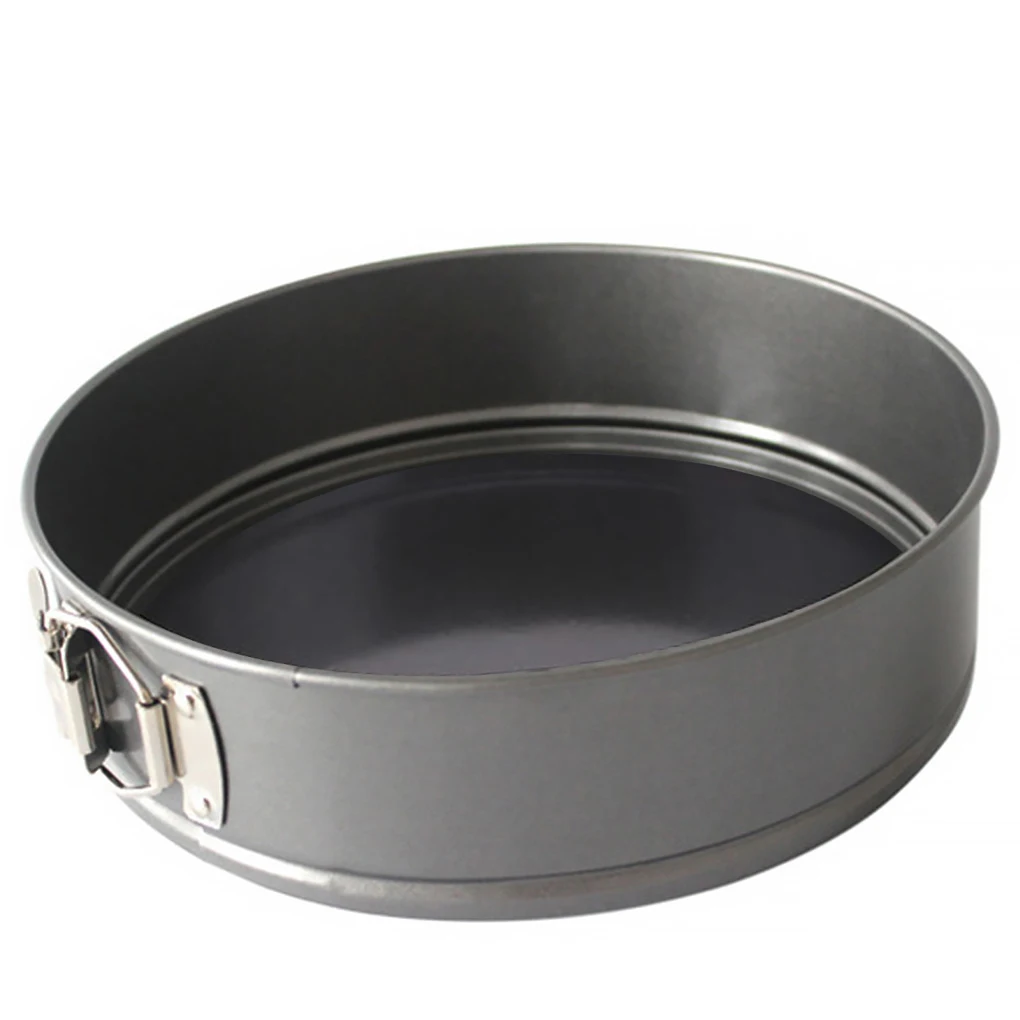 12/14/16/18 CM Çıkarılabilir Alt Yapışmaz Metal Fırında Kalıp Yuvarlak Kek Tava Bakeware Karbon Çelik Kek Kalıpları Mutfak Aksesuarları