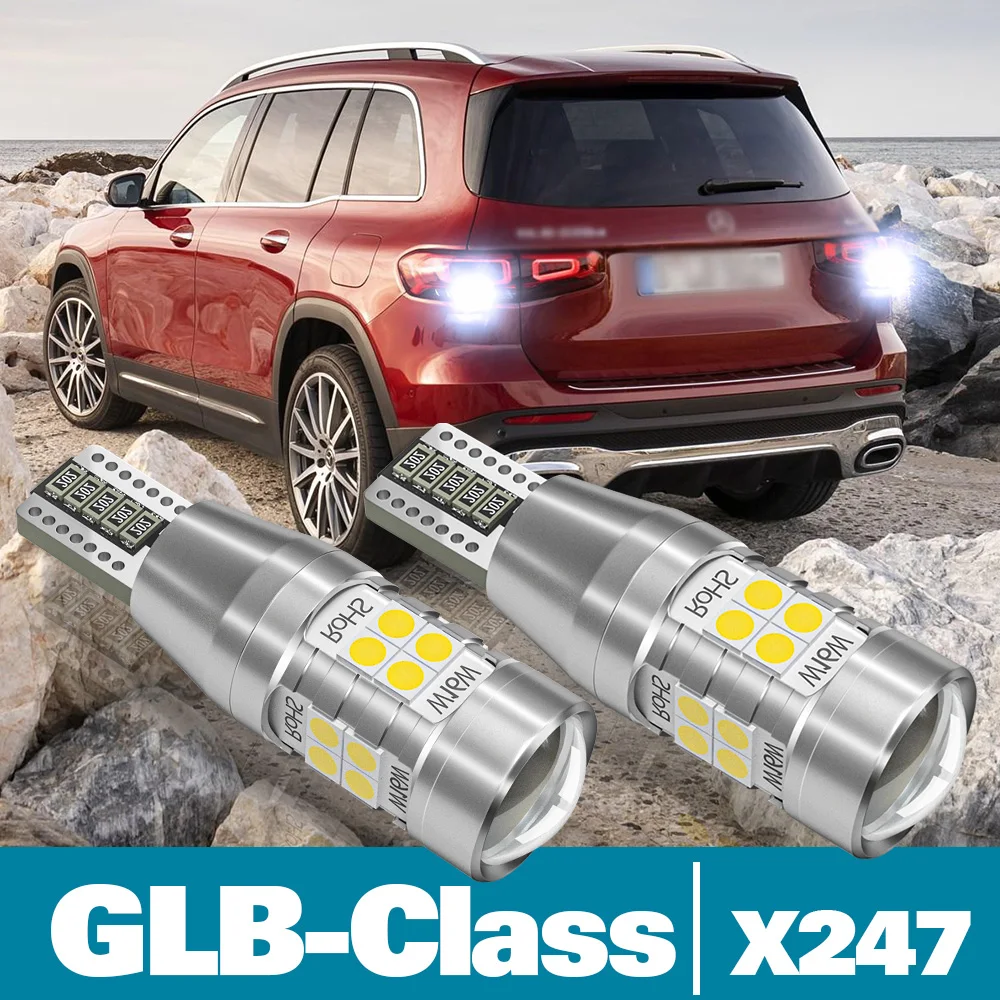 2 adet LED Ters İşık Mercedes Benz GLB Sınıfı X247 Aksesuarları 2019 2020 2021 Yedekleme yedekleme Lambası