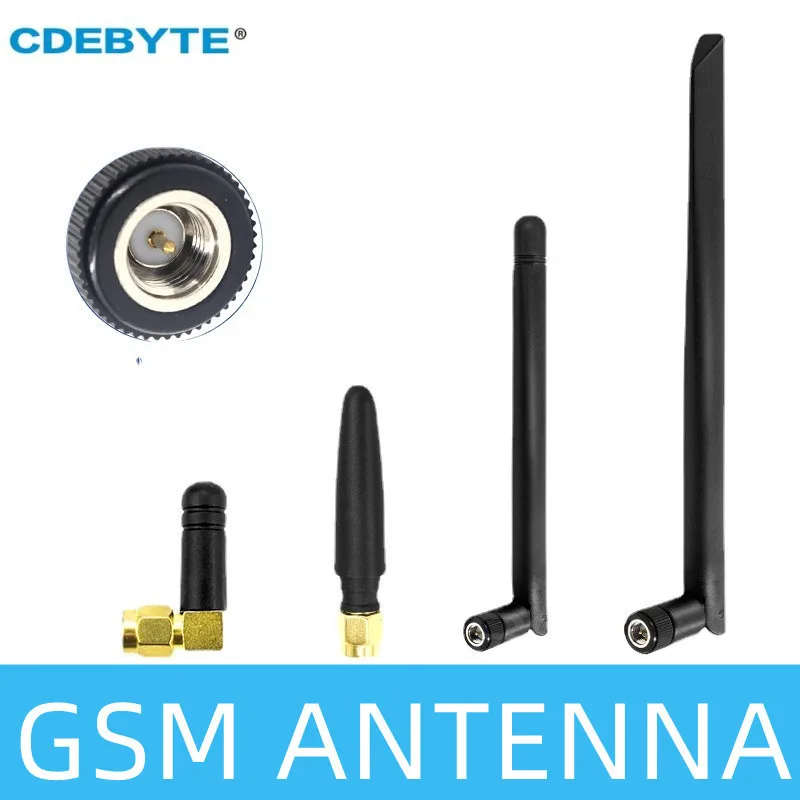 2 adet NB GSM 3G Wifi Anten SMA-J 2-6dbi CDEBYTE Kauçuk Anten Enayi Çok Yönlü Wifi Anten Kablosuz Modülü Modem