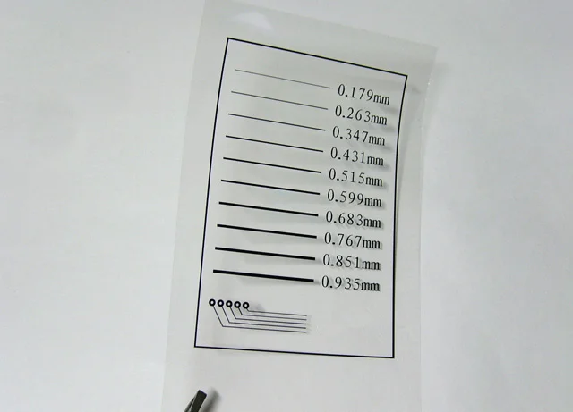 20 adet / grup A4 mürekkep püskürtmeli baskı Özel şeffaf film PCB Filmi PCB Plaka filmi üretim devre kartı PCB Metal DELİKTEN