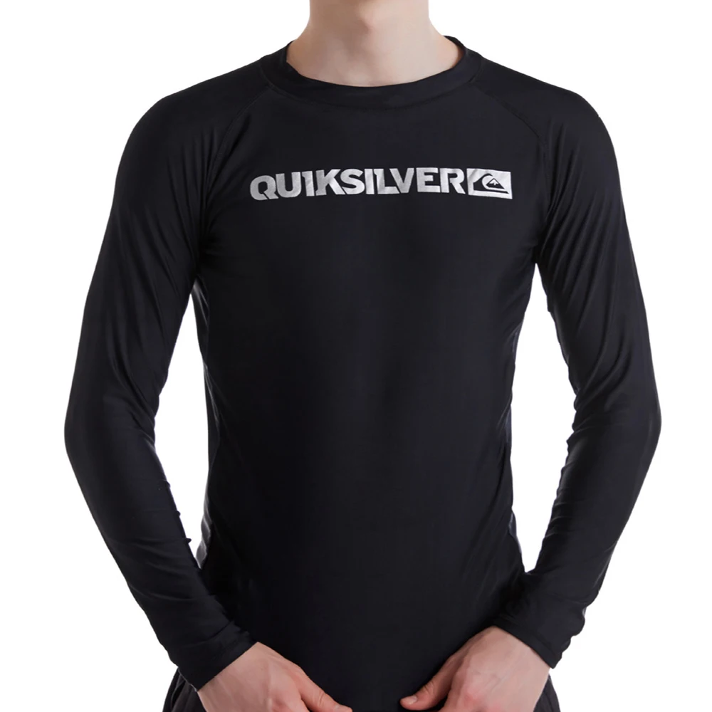 2022 erkek Yüzme T Shirt Moda Mayo Plaj Hızlı Kuru UV Koruma Wetsuits Su Sporları Uzun Kollu Sörf Giyim T Shirt