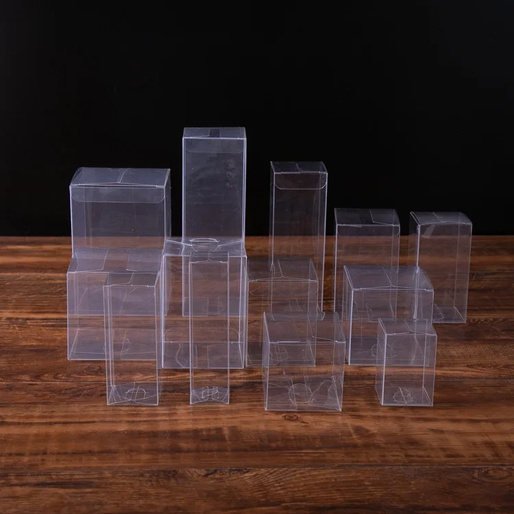 25 adet Plastik Şeffaf PVC Kutu Olay Parti Favor Hediye Ambalaj Kutuları Şeffaf Düğün Şeker Torbaları Takı Oyuncak Ekran Kutusu