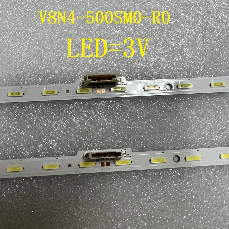 38LED (3 V) LED arka ışık şeridi Samsung V8N4-500SM0-R0 BN96-46034A UE50RU7400 UE50RU7470 UE55NU7670 CY-NN050HGAVBV