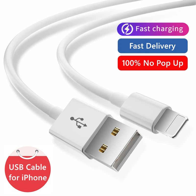 3m 2m 1m Hızlı Şarj USB Kablosu iPhone X XR 6S 7 8 14 Artı 13 12 mini 11 Pro XS Max Aydınlatma USB Şarj Kablosu Veri Kablosu