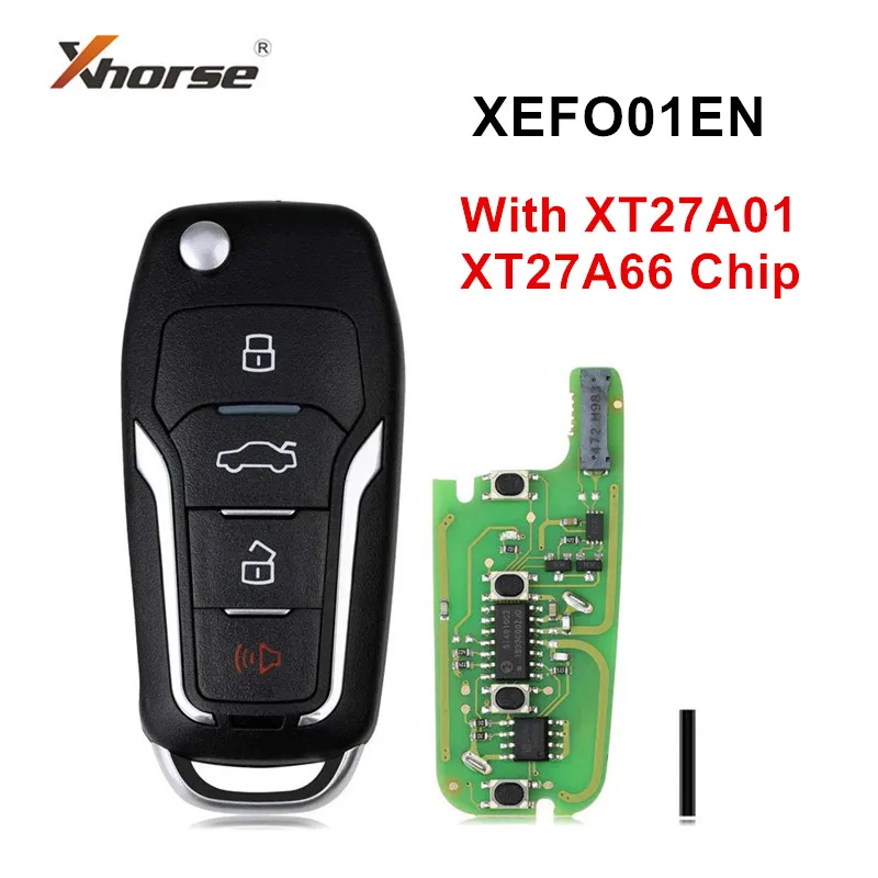 5 adet / grup Xhorse XEFO01EN Evrensel Uzaktan Fob Süper Mod Çip VVDI Anahtar Aracı VVDI2 Ford için