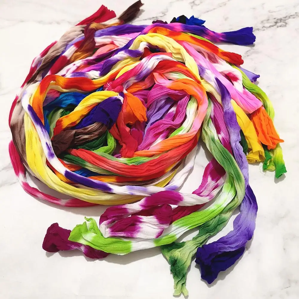 5 Adet Renkli Çekme Naylon Çorap Çiçekler Malzeme Çekme Çorap Aksesuarı El Yapımı Düğün Ev DIY Scrapbooking El Sanatları