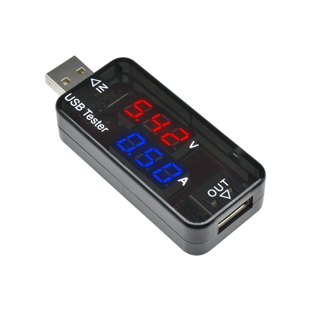 5A 4-30V USB Akım Gerilim Şarj Dedektörü Test Cihazı Pil Voltmetre Sağlam Ampermetre Şarj Cihazı 3 Bit Ekran