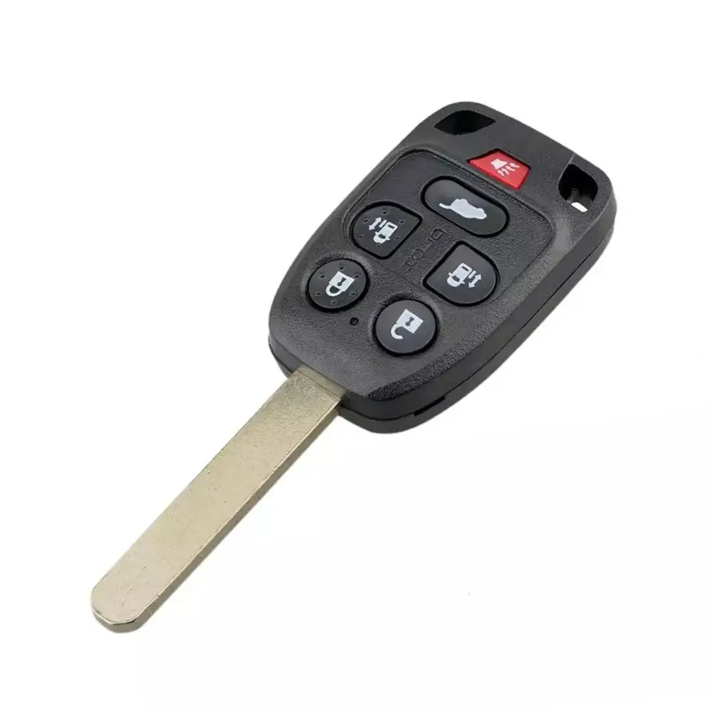 6 Düğmeler Siyah Uzaktan Araba Anahtarı Fob Honda Odyssey EX 2011 2012 2013 N5F-A04TAA 313.8 MHZ Siyah Anahtarsız giriş Cay KeyUncut