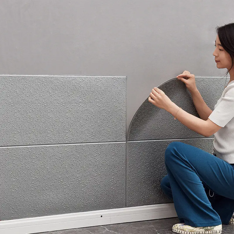 70x70cm kendinden yapışkanlı 3D üç boyutlu duvar sticker modern basit düz renk diyatom çamur yatak odası duvar kağıdı su geçirmez