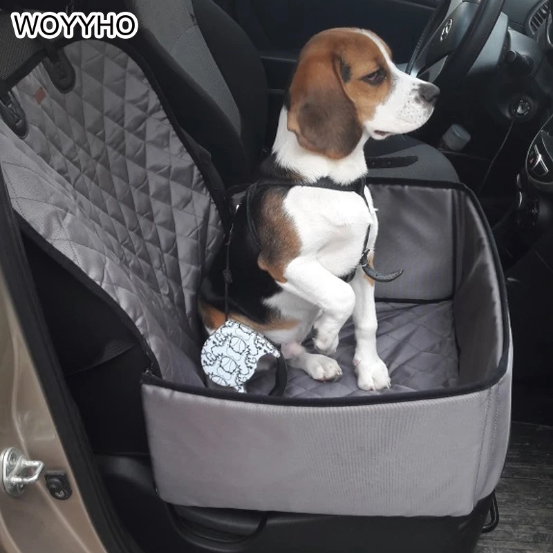 900D Naylon Su Geçirmez Pet Araba Taşıyıcı köpek koltuğu Kapağı Mat Açık Taşıma Çantaları Çok Fonksiyonlu Araba Seyahat Aksesuarları Köpek Çantası