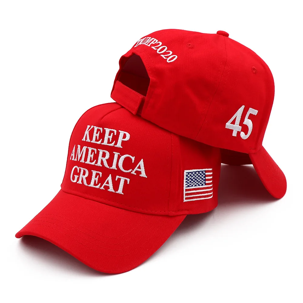 Amerika'yı Büyük tutun 45 Beyzbol Nakış pamuklu kasket Şapka Başkan Trump 2024 Cumhuriyetçi KAG MAGA