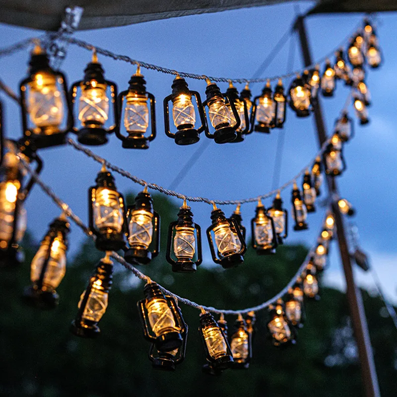 Açık dize ışıkları kapalı ışıklar 80-100 LED noel ışıkları su geçirmez peri yatak odası lambaları parti düğün bahçe