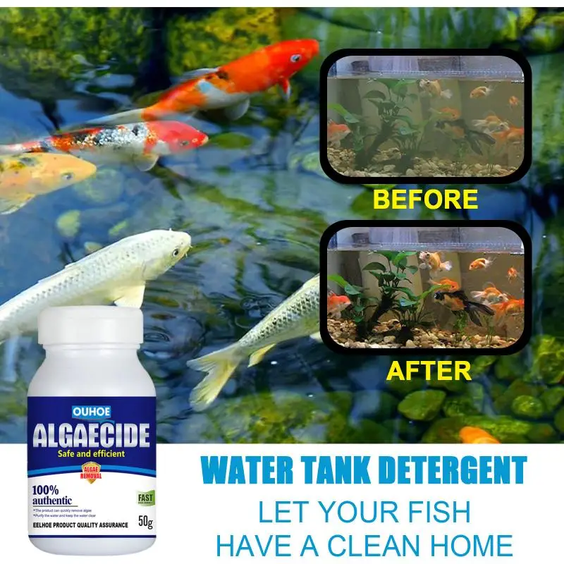 Balık Tankı Temizleyici Yosun Akvaryum Su Arıtma Tabletleri Kirleri Kaldırmak Yumuşatmak Su Arıtma su tankı Akvaryum Temizleme