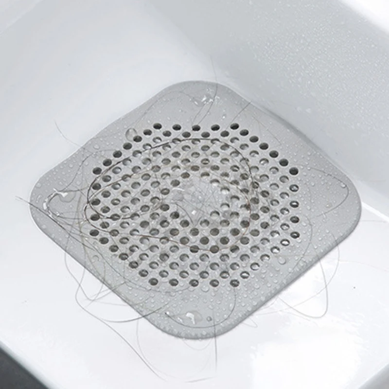 Banyo Saç Filtresi Ev Mutfak Lavabo Anti-Engelleme Süzgeç Küvet Duş Zemin tahliye tapası Silikon Deodorant