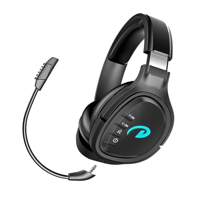 Bluetooth Kulaklık Bluetooth 5.1 Kablosuz Oyun Kulaklık Stereo Kablolu Kulaklıklar Oyun Ayrılabilir Mikrofon ile PC Laptop için