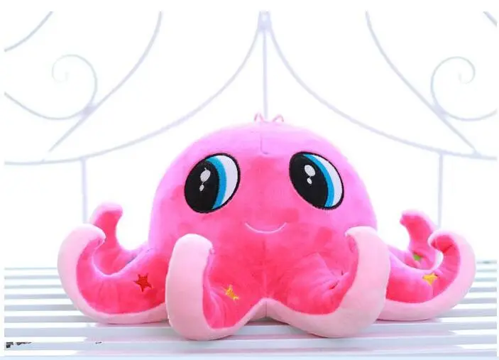büyük güzel yaratıcı pembe ahtapot oyuncak sevimli peluş ahtapot bebek doğum günü hediyesi yaklaşık 60 cm