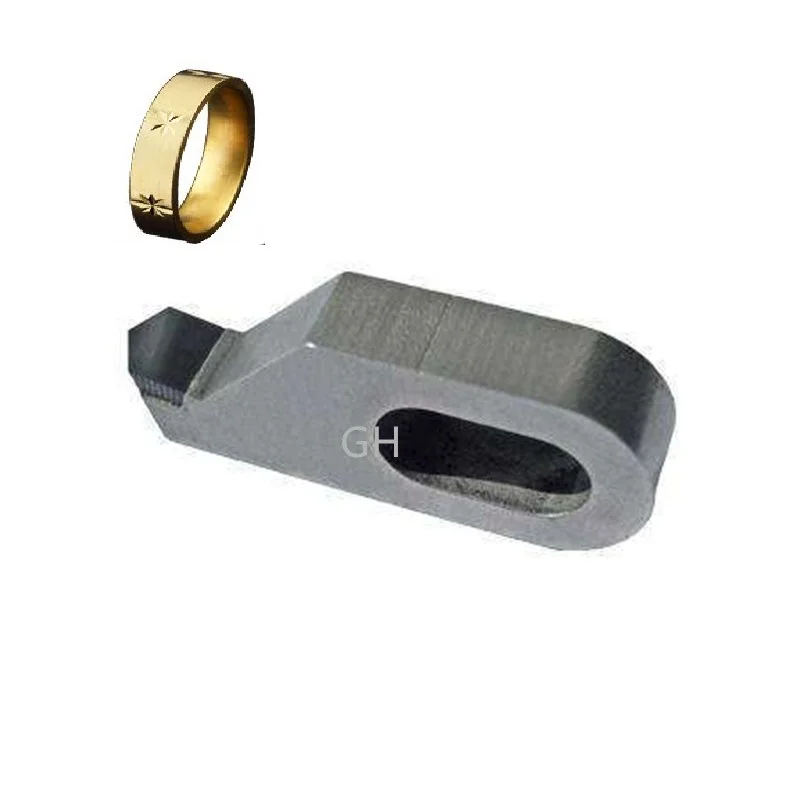 Cilalı Posalux takı aracı elmas freze kesicisi V şekli Kaplama PCD yüzük gravür yapma bıçağı frezeler Takı bitirme