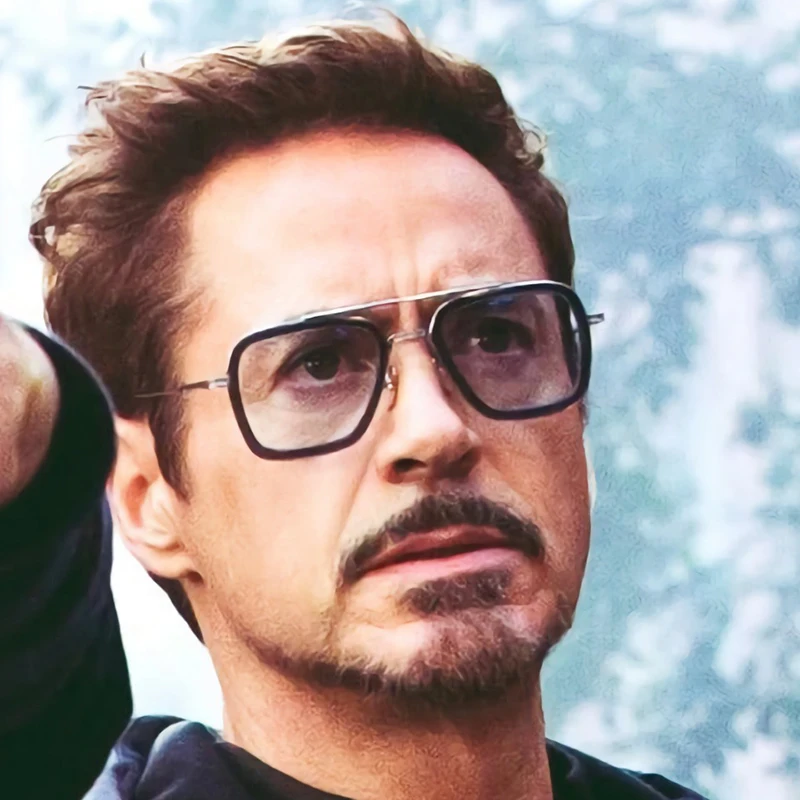 Demir Adam Tony Stark Güneş Gözlüğü Kare Güneş Gözlüğü Erkekler Marka Tasarımcısı 2022 Gözlük Retro Robert Downey JR Gözlük UV400