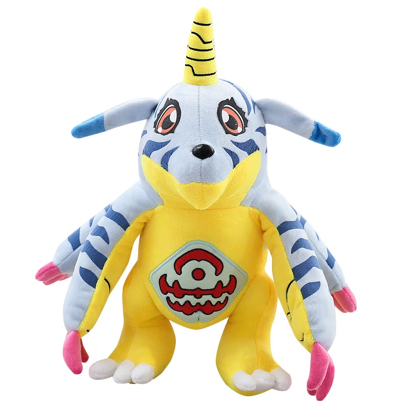 Digimon Peluş Bebek Unicorn Gabumon Doldurulmuş Oyuncaklar 30 CM