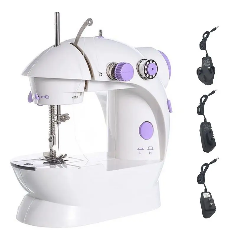 Ev Mini dikiş makinesi s el dikiş makinesi ışık kesici İle ayak Pedalı Taşınabilir gece Lambası dikiş makinesi dikiş m