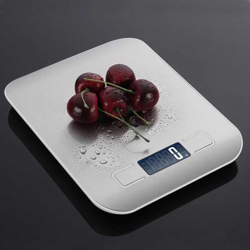 Ev Mutfak terazisi 5 Kg / 10 kg 1g Gıda Diyet Posta Terazi denge ölçme aracı Ince LCD Dijital elektronik tartı