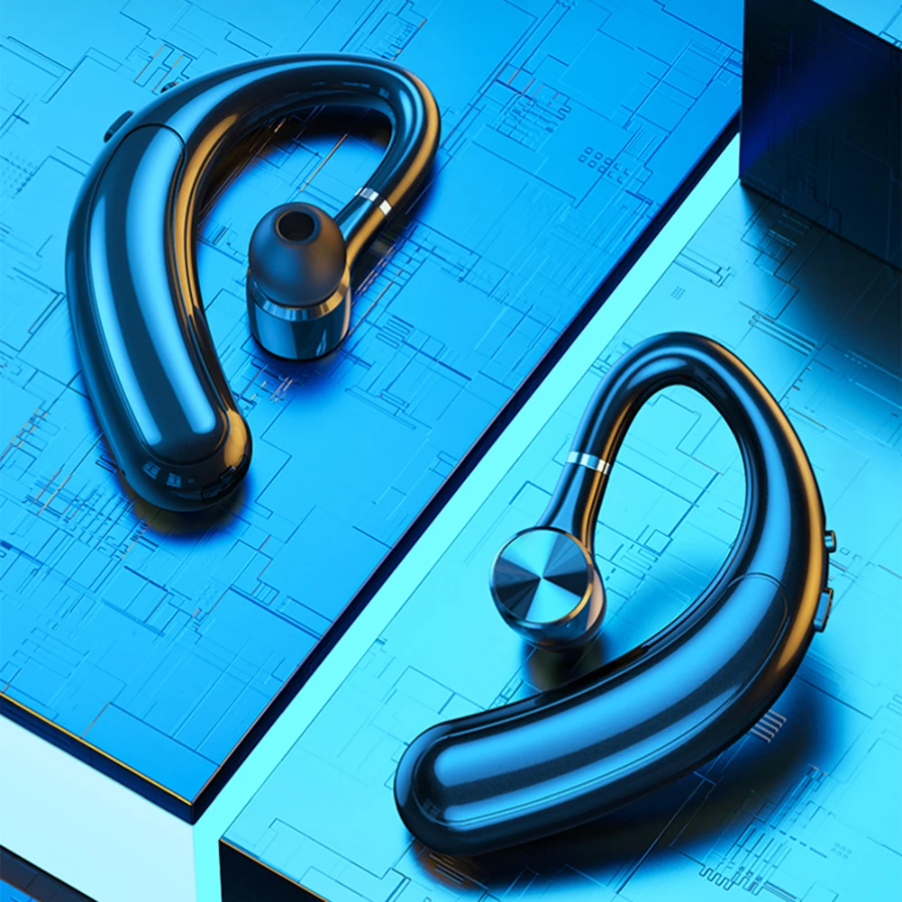 F18 kablosuz bluetooth Uyumlu 5.2 Kulaklık Müzik Stereo Asılı Kulak Spor Kulaklık İş Kulaklık Akıllı Telefonlar İçin
