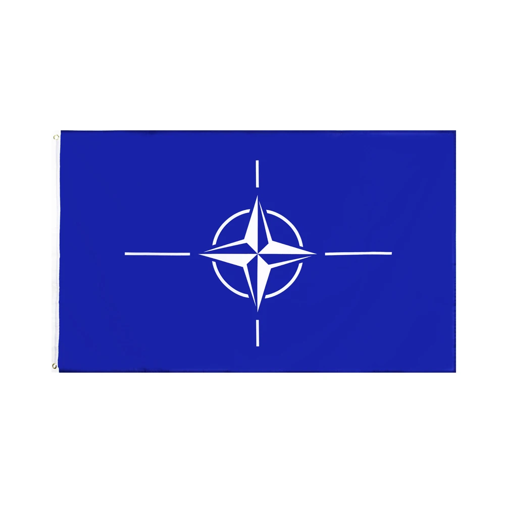 Flaglink 150X90 CM Kuzey Atlantik Antlaşması Örgütü OTAN NATO Nato Bayrağı
