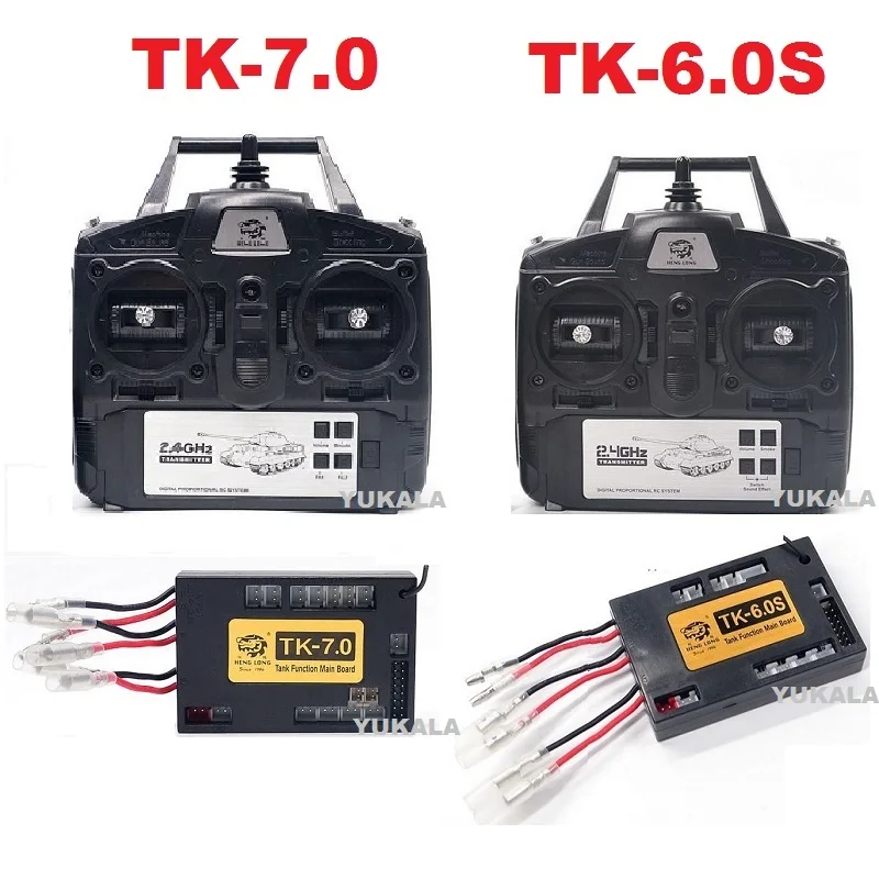henglong 1/16 2.4 G RC tankı 6.0 S 7.0 sürüm radyo kontrol + TK-6.0 S 7.0 sürüm 2.4 G alıcı / ana kurulu