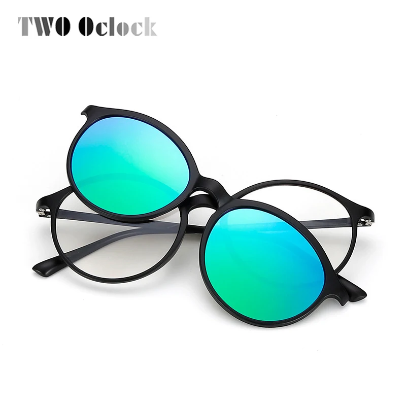IKI Oclock Ultra hafif TR90 Yuvarlak güneş gözlüğü üzerinde klip Kadın Manyetik Gözlük Çerçevesi Bahar Menteşe Gözlük Gözlük Aksesuarı L2223