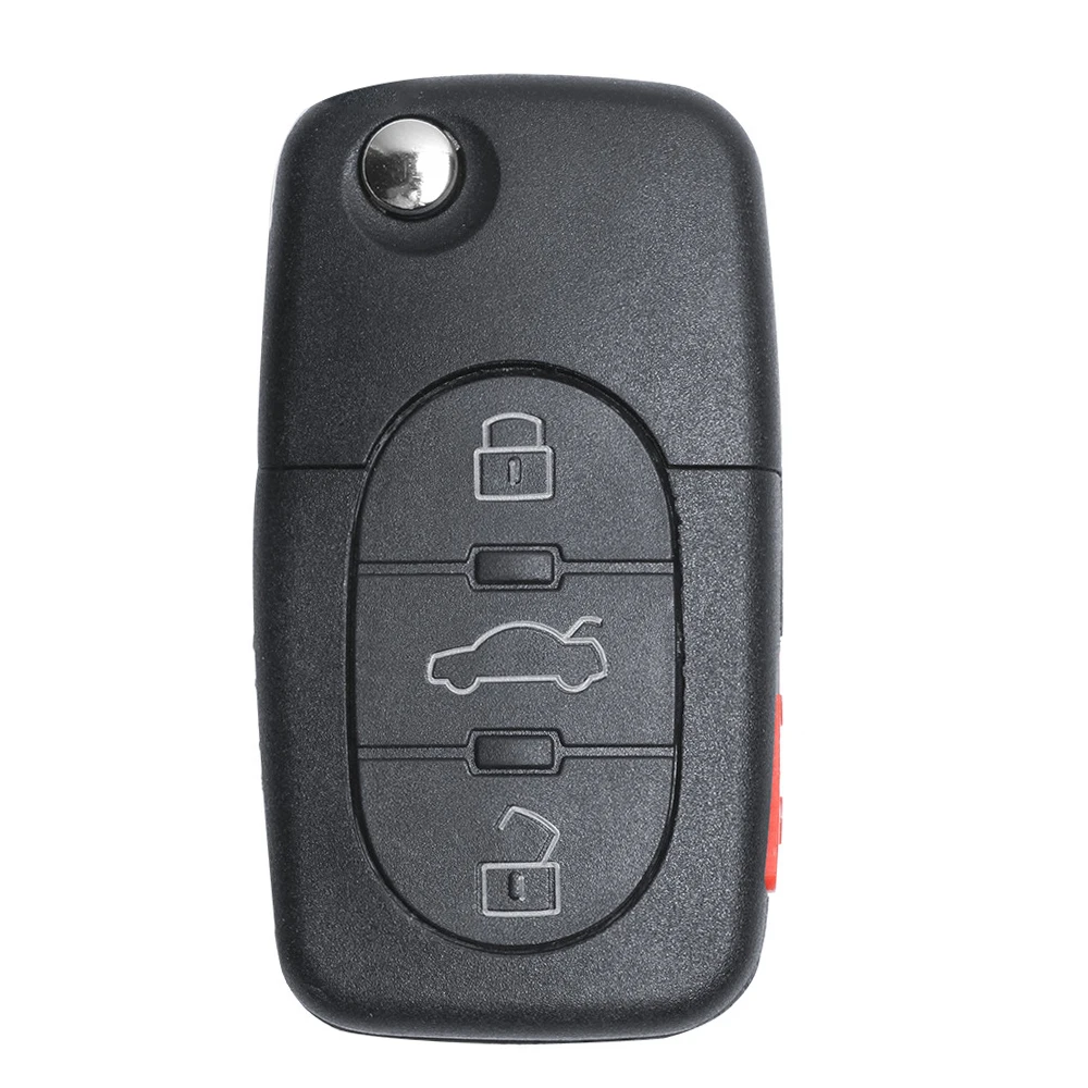 Keyecu 1J0 959 753F 1J0959753F 4 Düğmeler 315 MHz ID48 Çip Çevirme Uzaktan Araba Anahtarı Fob VW Beetle Cabrio Golf Jetta Passat