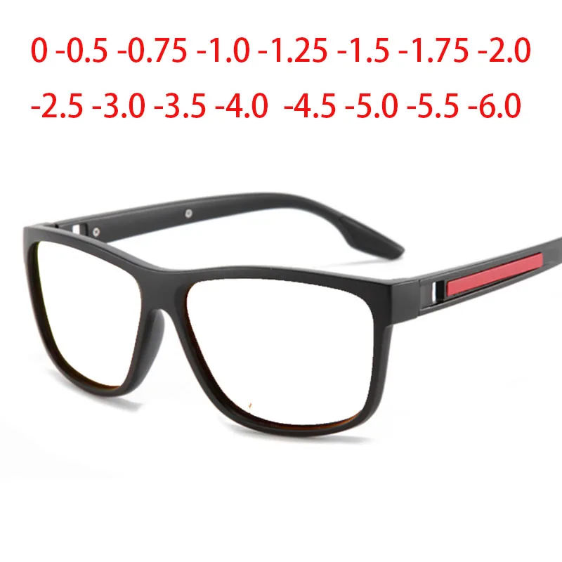 Klasik Açık Spor Kısa Sight Gözlük Özelleştirmek Yapılan Miyopi Eksi Reçete-0.5-1.0-2.0 İçin-6