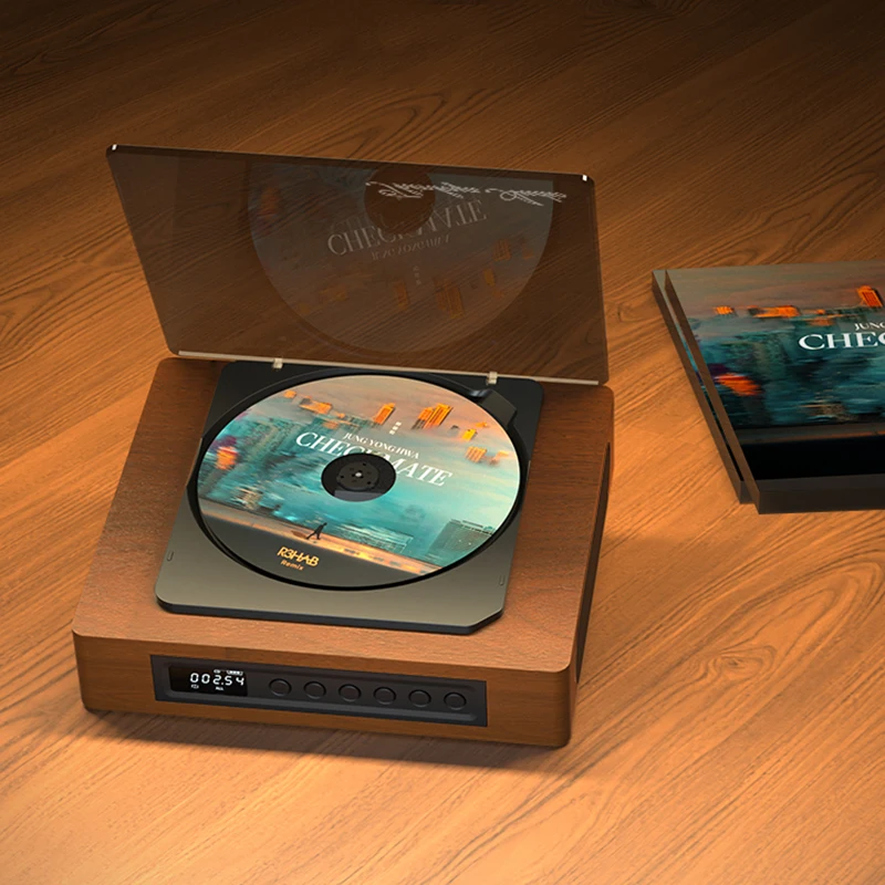 Klasik Retro CD Çalar Ateş dereceli HİFİ Albüm Çalar İki yönlü Bluetooth Taşınabilir All-in-one Walkman Destekler Uzaktan Kumanda