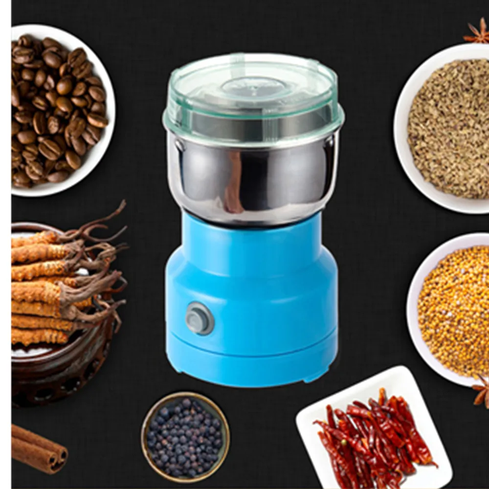 Mini Elektrikli gıda parçalayıcı İşlemci Mikser Blender Biber Sarımsak Baharat Kahve Değirmeni Aşırı Hız Taşlama mutfak gereçleri