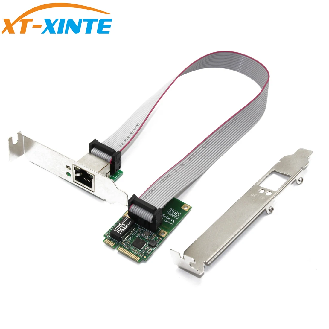 Mini PCI-E Ağ Kartı Adaptörü 1000Mbps Gigabit Ethernet 10/100/1000M RJ45 Lan Kartı XP WIN7 WIN10 Internet Ücretsiz lan kartı