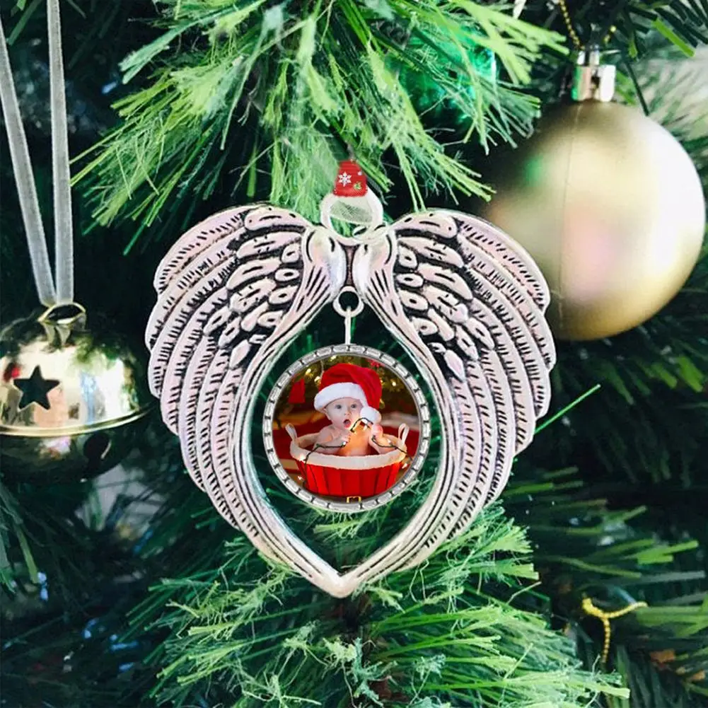 Noel ev dekorasyonu DIY Fotoğraf Topu Yılbaşı Ağacı Topları Xmass Ağacı Süsleri Asılı Kolye Ev Çocuklar İçin Hediyeler Navidad