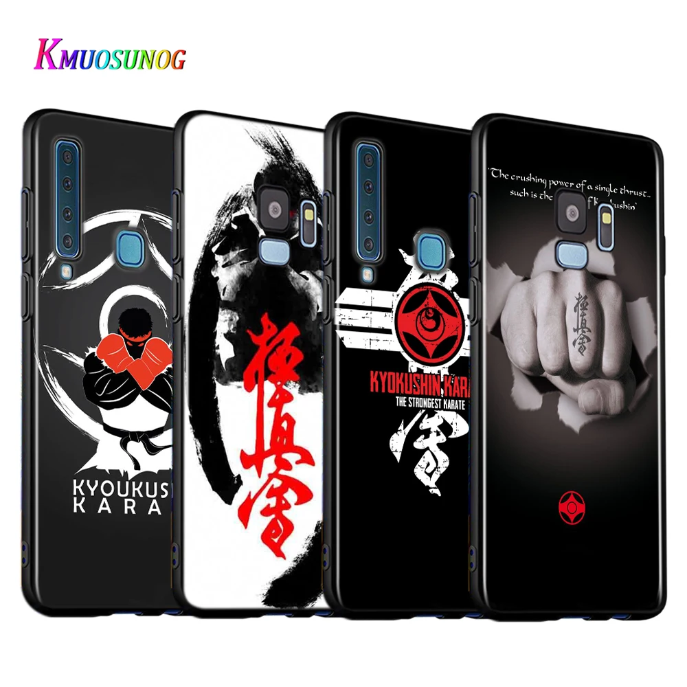 Oyama Kyokushin Karate Silikon Kapak İçin Samsung Galaxy A9 A8 A7 A6 A6S A8S Artı A5 A3 Yıldız 2018 2017 2016 telefon kılıfı