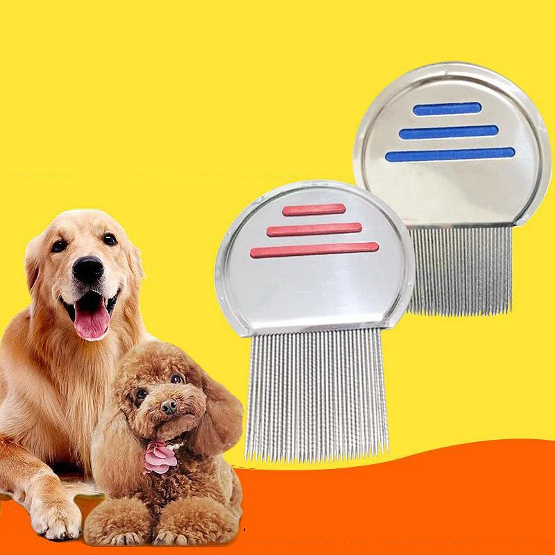Paslanmaz Çelik Bit Ücretsiz Tarak Kurtulmak Çocuklar Saç Terminator Süper Yoğunluklu Diş Kaldırmak Pet Tarak Araçları Pet Tarzı Temizleme Araçları
