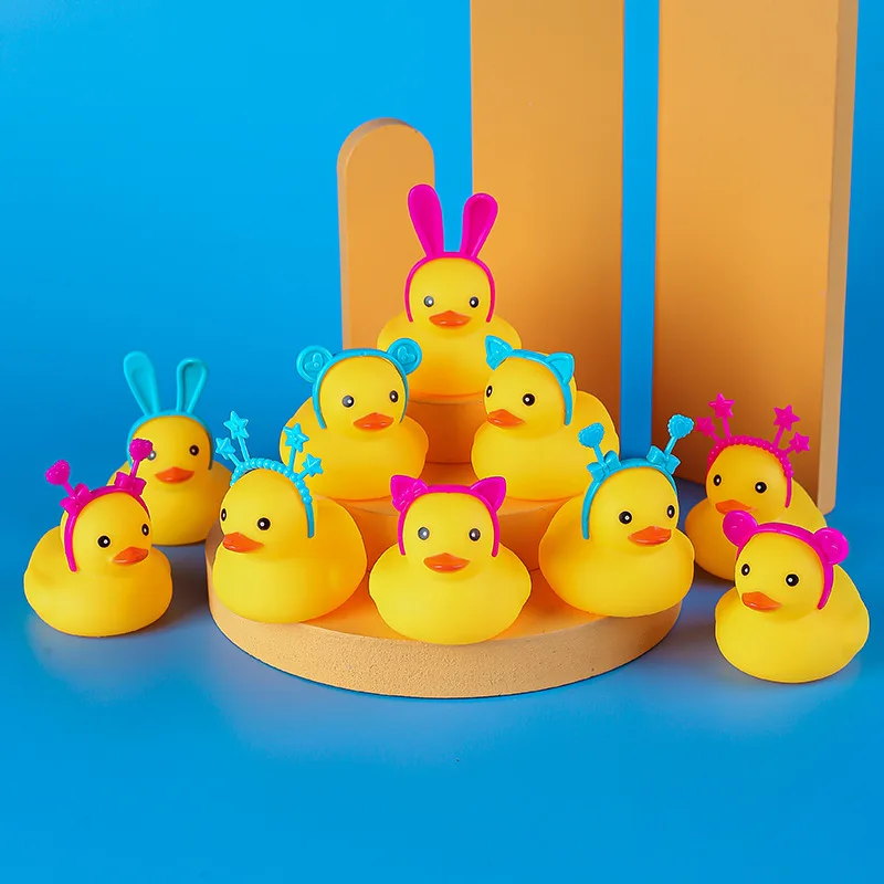 Sarı Ördek Kauçuk Araba Süsleme Yüzme Ördek Banyo Oyunu Araba Hediye Arkadaşlar Mini Ördek yüzme simidi Oyuncak Ev Dekorasyon Aksesuarları