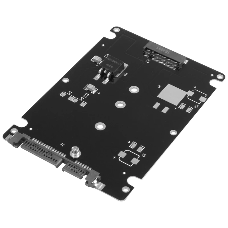 Siyah B + M anahtar Soket 2 M. 2 NGFF (SATA) SSD 2.5 SATA Adaptör Kartı ile Kılıf