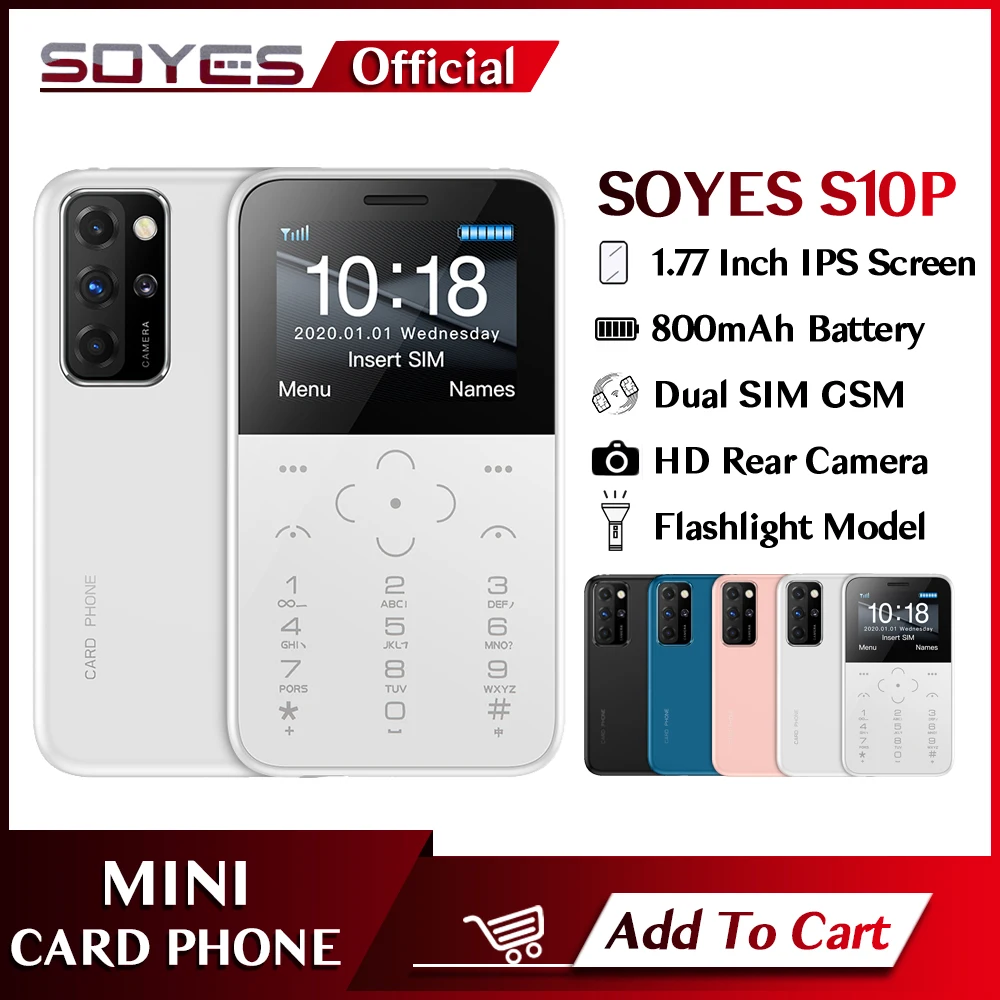 SOYA 2G GSM Mini Kart Cep Telefonu 1.77 İnç 800mAh HD Arka Kamera Ultra ince Taşınabilir Yedekleme Klavye cep Telefonu
