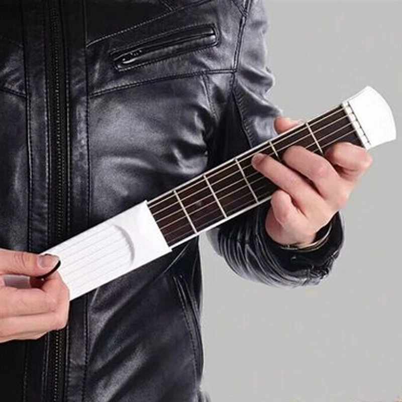 Taşınabilir Gitar Cep Gitar Uygulama Araçları Müzik Yaylı Enstrüman Akor Eğitmen Araçları Acemi Gitar Aksesuarları