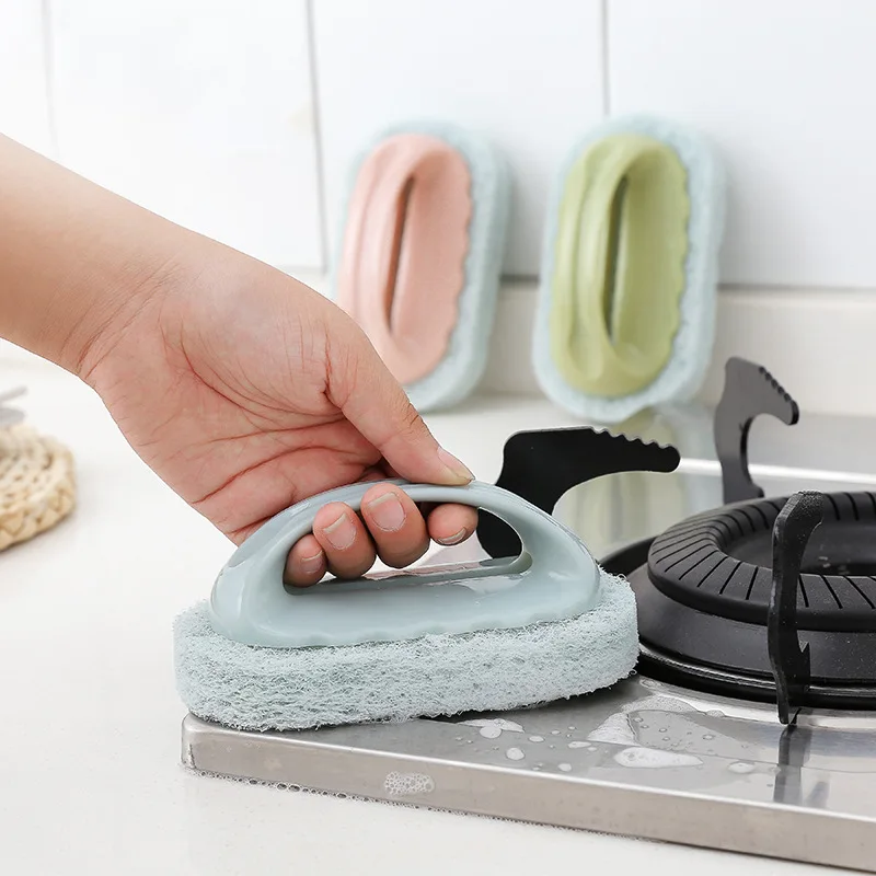Temizleme Fırçası Güçlü Dekontaminasyon Banyo Fırçası Sünger Silgi Temizleyici Süngerleri Mutfak Banyo Temizleme Araçları Toptan