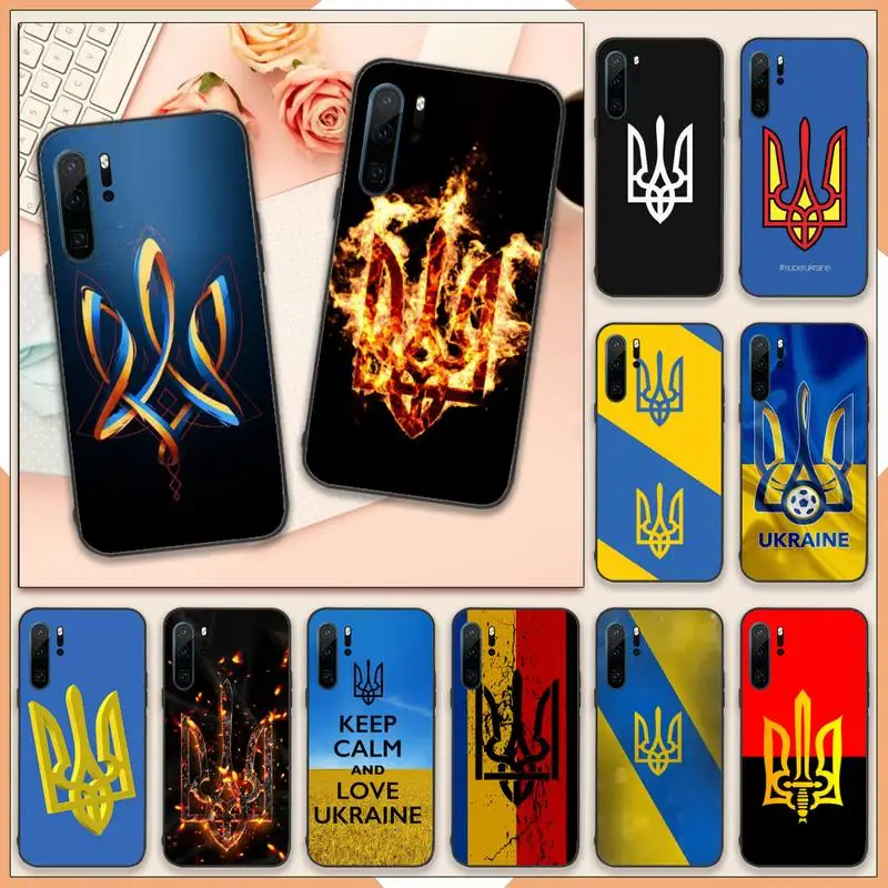 Ukrayna bayrağı telefon kılıfı İçin Huawei P40 P20 P30 lite Pro P Akıllı 2019 Mate 40 20 10 Lite Pro Nova 5t