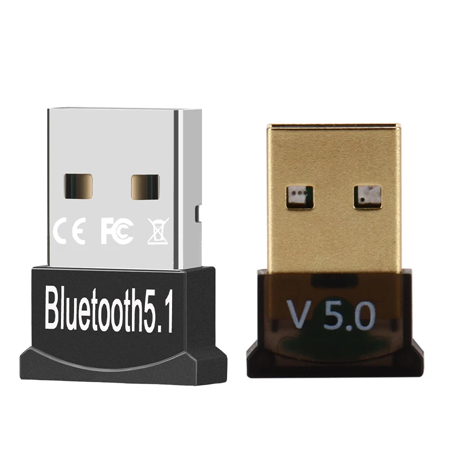 USB Bluetooth 5.1 5.0 Adaptörü Verici Bluetooth Alıcısı Ses Bluetooth Dongle Kablosuz USB Adaptörü Bilgisayar PC Laptop için