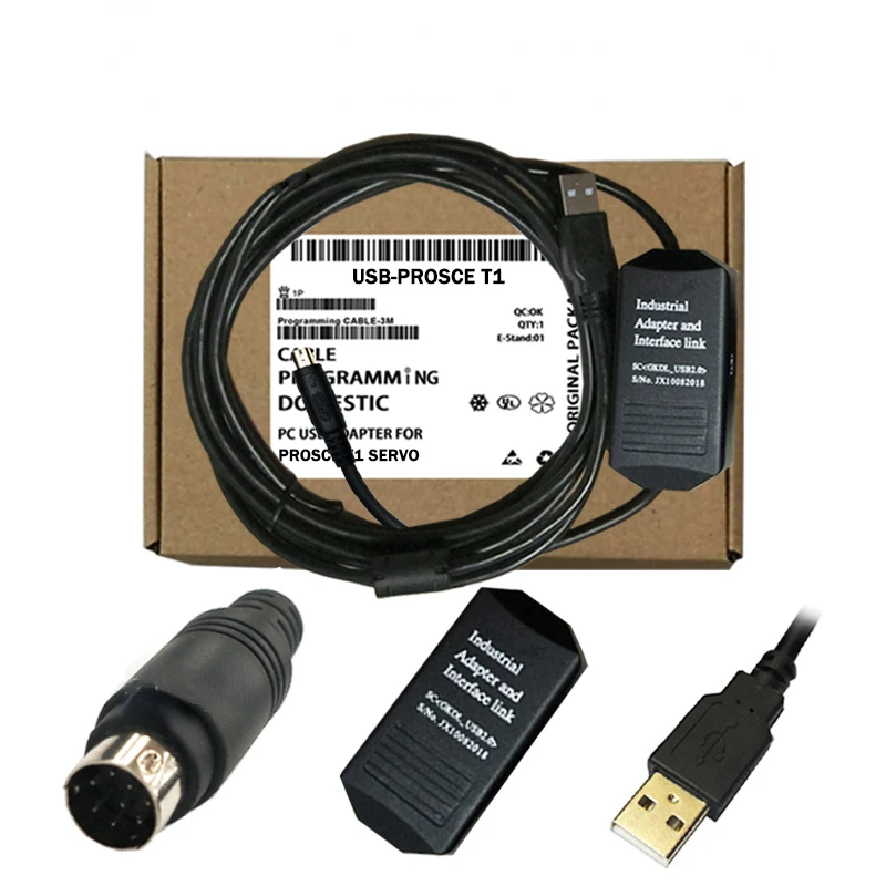 USB-PROSCE T1 İçin Uygun TOSHİBA PROSCE T1 Serisi PLC programlama kablosu USB / RS232 arayüzü indir veri kablosu