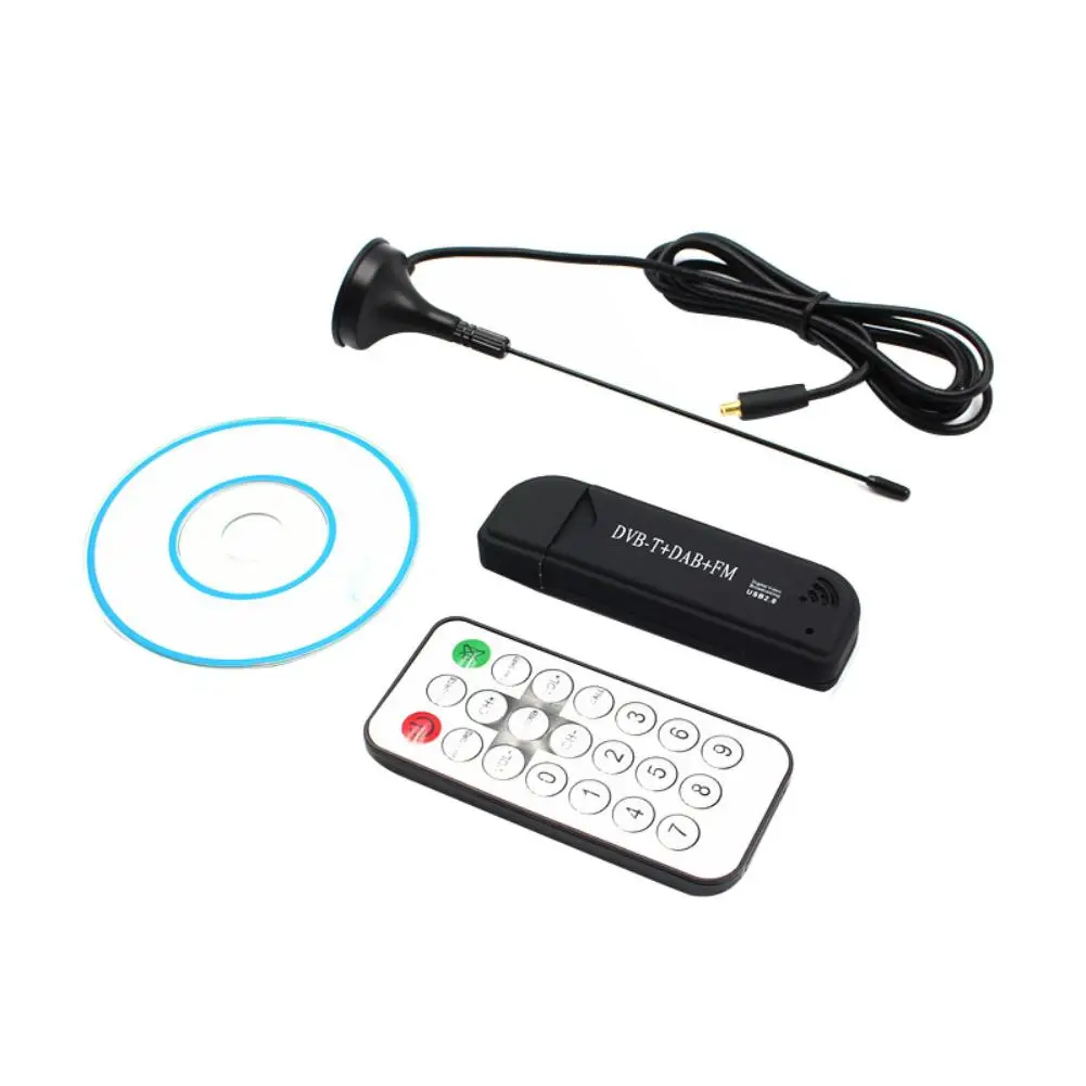 USB2. 0 DVB-T + DAB + FM RTL2832 R820T2 SDR RTL-SDR Dongle Sopa Dijital TV Tuner Dijital karasal video otomatik tarama